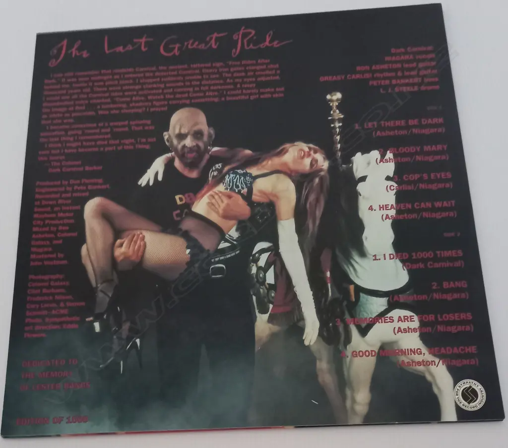 Dark Carnival, The Last Great Ride Image 1++